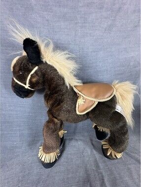 Animal Alley Plush Horse Brown Pony Toys R Us 14” Stuffed Animal